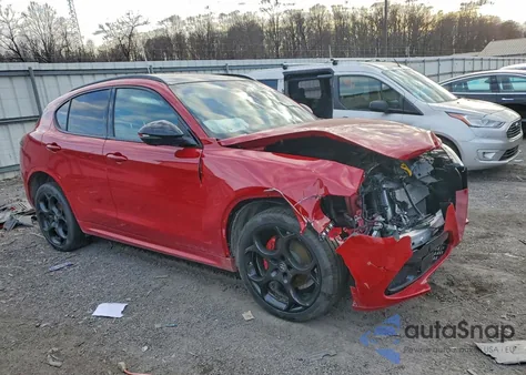 2025 Alfa Romeo Stelvio Tributo Italiano from USA, damaged, VIN ZASPAKBN2S7D96014